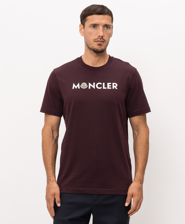 Moncler Футболка с принтом логотипа L20918C0005189B8Q изображение 3