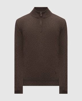 ISAIA Коричневый джемпер из кашемира MG8493YP003
