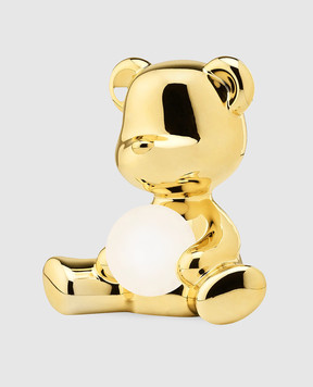 Qeeboo Золотиста настільна лампа Teddy Girl 25003GO