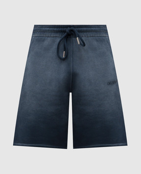 Off-White Синие шорты с логотипом 44MCI013F5F009