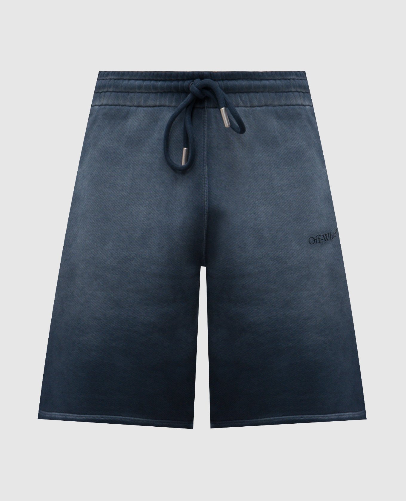 Синие шорты с логотипом