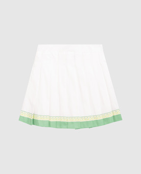 Casablanca Дитяча біла спідниця-плісе KSP26SK15801EXBC