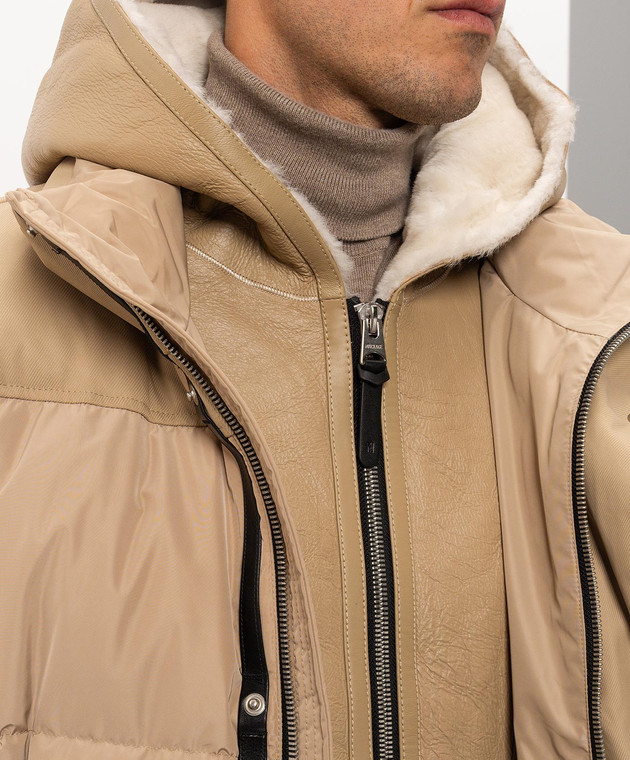 Mackage Бежевий пуховик RILEY RILEYZ зображення 5