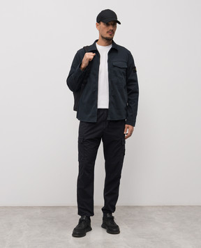 Stone Island Біла футболка з нашивкою логотипа L1S152100030S0115