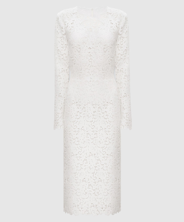 Ermanno Scervino Белое платье из кружева D492Q313CSAPEWZ