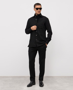 Kiton Черные брюки из шерсти UPN01K0124G