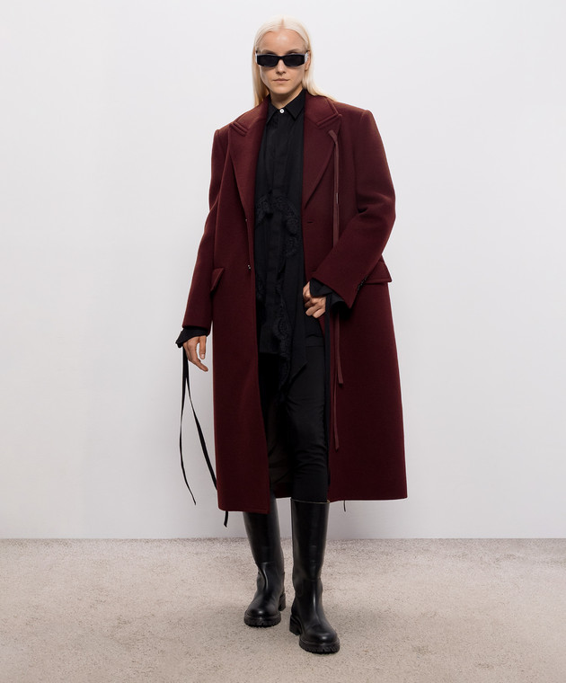 Ann Demeulemeester Черная блуза Sini с шелком B0014338FA026 изображение 2