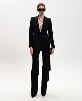 The Attico Черный жакет из шерсти 260WCG00089WWW065AA