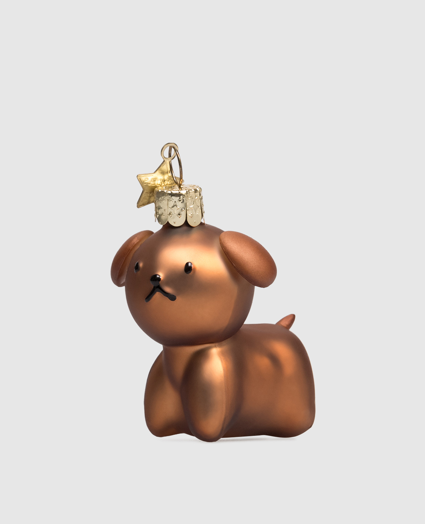

Елочная игрушка Nijntje-Miffy dog ​​Snuf, Коричневый, Елочные украшения