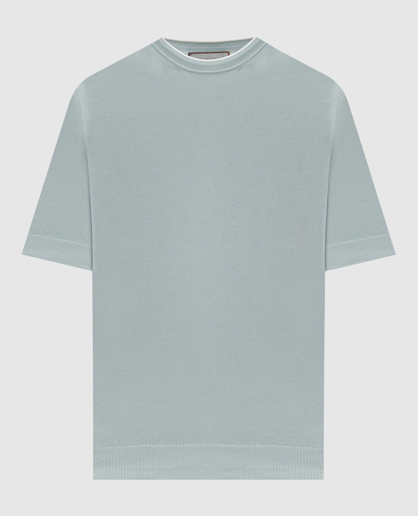 Зеленая футболка из хлопка