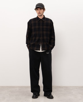 Vetements Сорочка з вовною в клітинку MH27SH063BC