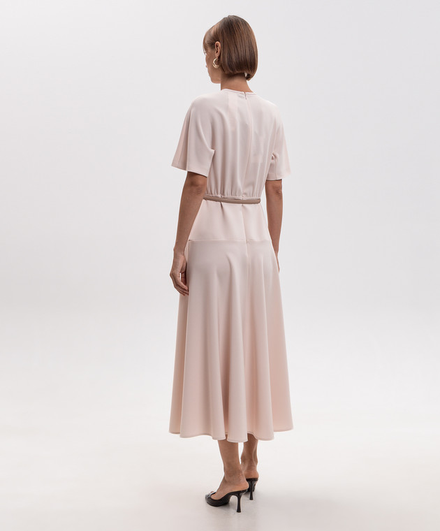 Max Mara Бежевое платье миди ZORRO MSTZORRO изображение 4