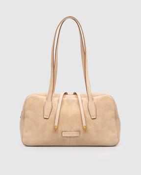 Gianni Chiarini Бежевая замшевая сумка Aryna BS12219CMPL