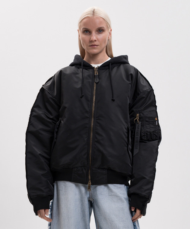 Vetements Черная куртка MH27JA018Bw изображение 3