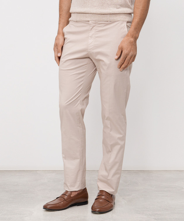 Stefano Ricci Бежевые брюки M1T6100820PACT1Q изображение 3