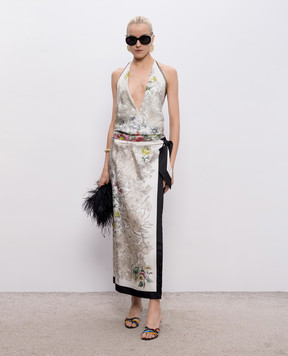 MANTERO 1902 Топ Erita кольору айворі із шовку 1079F0030G0883E