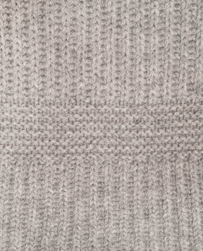 Allude Серый шарф из кашемира 26511247
