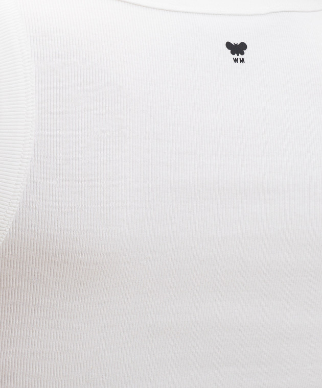 Max Mara Weekend Белая майка MULTIC WKDMULTIC изображение 5