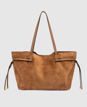 Gianni Chiarini Коричнева замшева сумка-тоут Violette BS11285CMPL