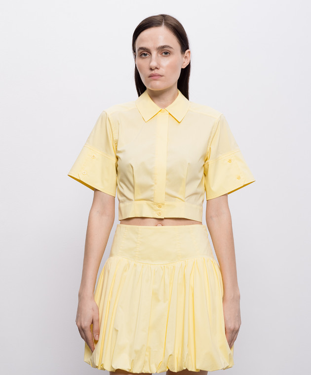 Simkhai Желтая укороченная рубашка 2262230T изображение 3