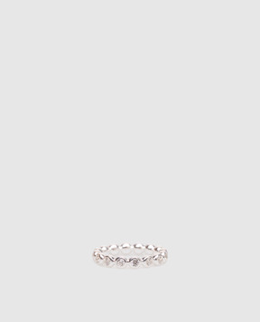 Missoma Срібляста каблучка Tennis Eternity з кристалами GUSR8CZ