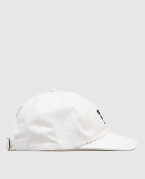 Ami Paris Белая кепка с вышивкой надписи UCP283AW0041m