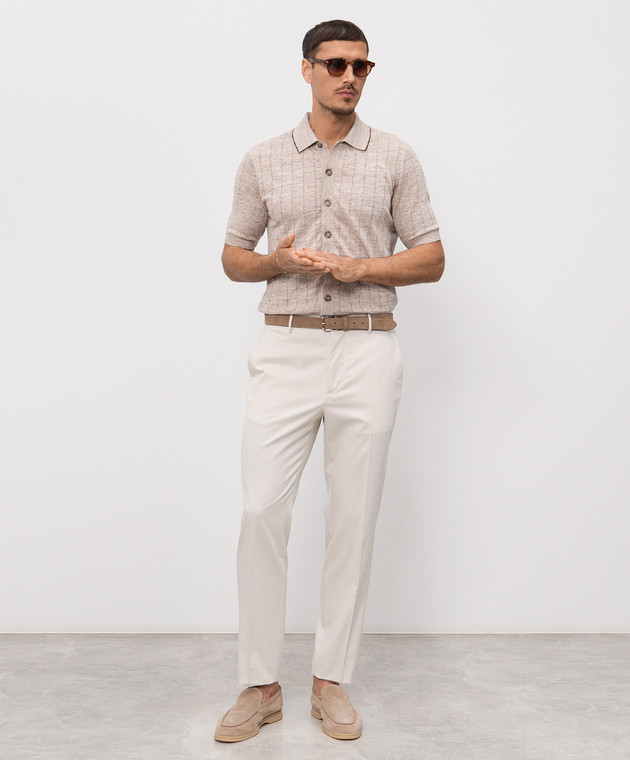 Peserico Штани кольору айворі з вовною R5422508274 зображення 2