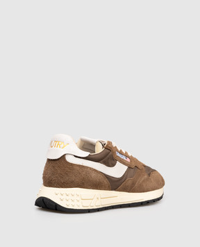 AUTRY Коричневі комбіновані кросівки REELWIND A1UNWWLMNC39