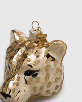 Vondels Золотиста ялинкова іграшка Panther head 2202220075013