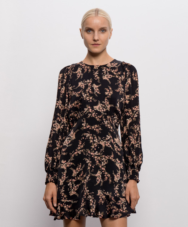 Twinset Черное платье в цветочный принт 262TP275J изображение 3