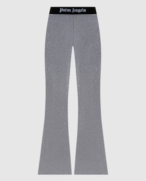 Palm Angels s Сірі штани кльош Soiree в паєтки PWHG021G23KNI001