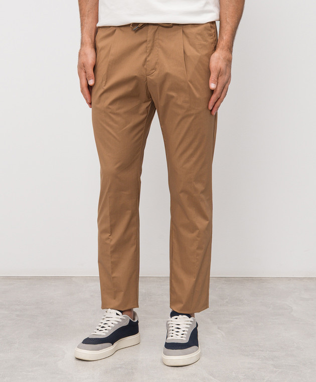 Herno Коричневые брюки PT000166U13164Z изображение 3