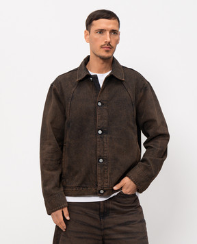 A Cold Wall Коричневая джинсовая куртка Cromer ACWMH070B