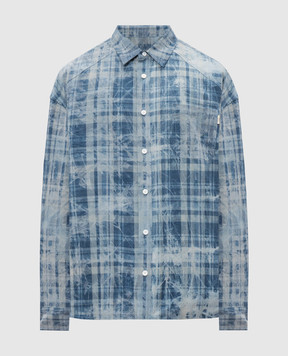 Juun.j Блакитна сорочка в клітинку JC6364P02Q