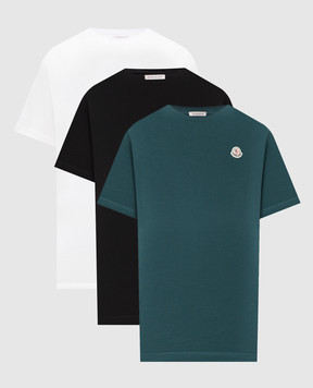 Moncler Набір футболок з нашивкою логотипа L10918C00032829H8