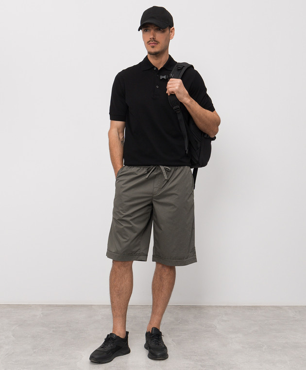 Dolce&Gabbana Черное поло с патчем логотипа G8PL4TG7P1D изображение 2