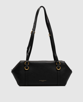 Gianni Chiarini Чорна шкіряна сумка-тоут TERRY BS12230COMMGRN