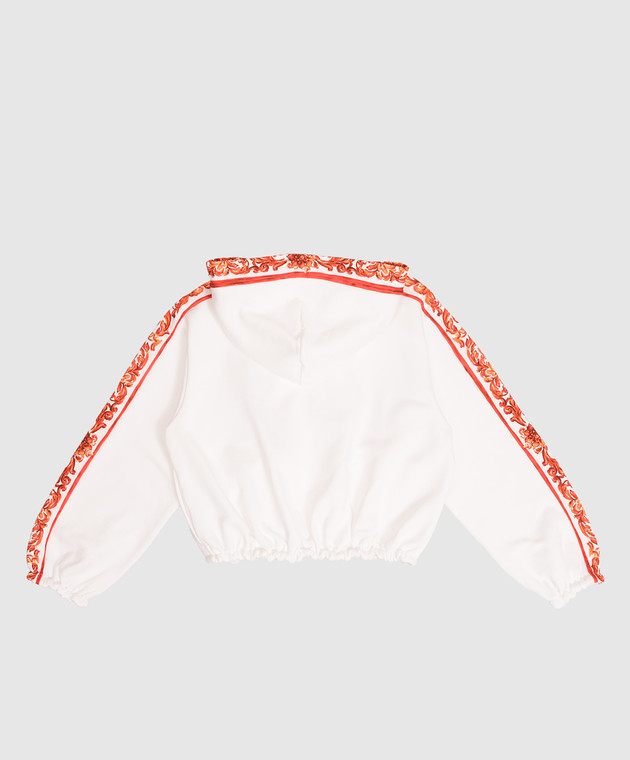 Dolce&Gabbana Детская спортивная куртка с брендовым принтом L5JWDCG7P4K56 изображение 2