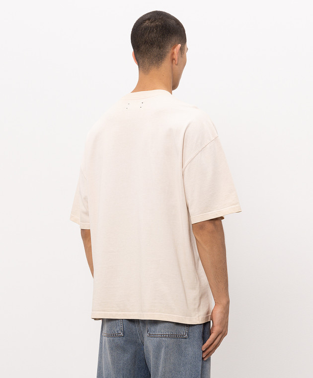 AMIRI Бежева футболка QUALITY GOODS AMTOJR1194 зображення 4