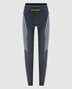 Off-White Черные леггинсы Race Arrow OWVV019F25KNI001