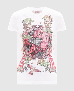 Off-White Біла футболка Dream World 29A00305T