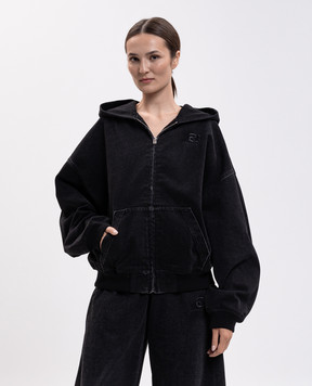Alexander Wang Черная джинсовая спортивная куртка UDC4262303