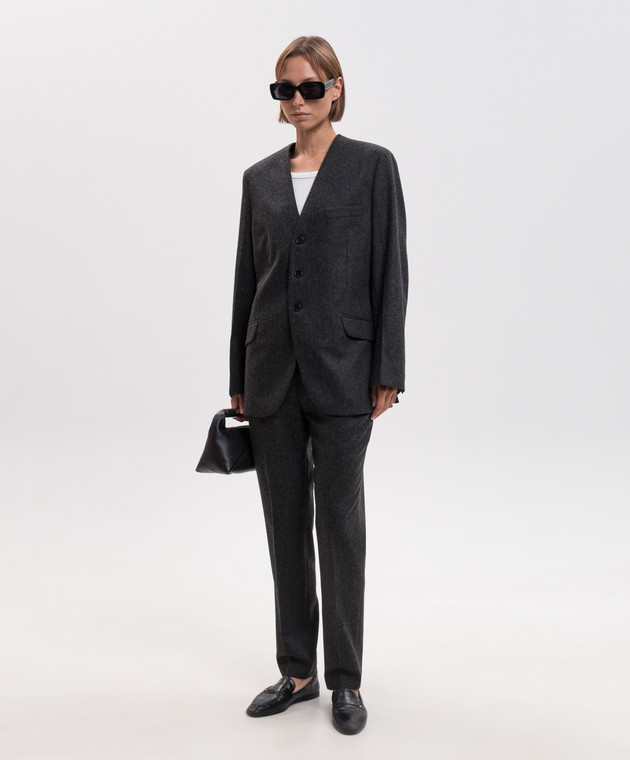 Jil Sander Сірий жакет з вовни J02BN0261J40333 зображення 2