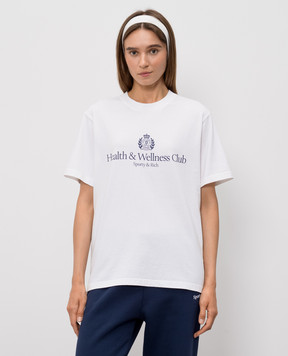 Sporty & Rich Біла футболка H&W Crest TO119710241WH01