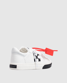 Off-White Білі шкіряні кросівки Vulcanized W288C9L002
