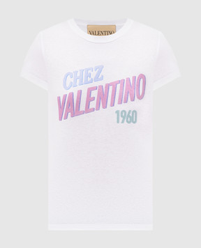 Valentino Белая футболка 9B3MG26MAA8