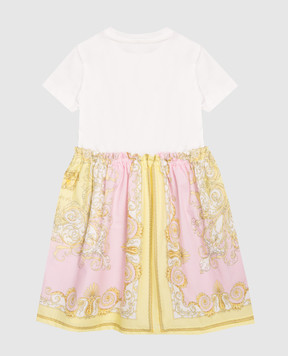 Versace Дитяча сукня з принтом логотипа 10185391A17236