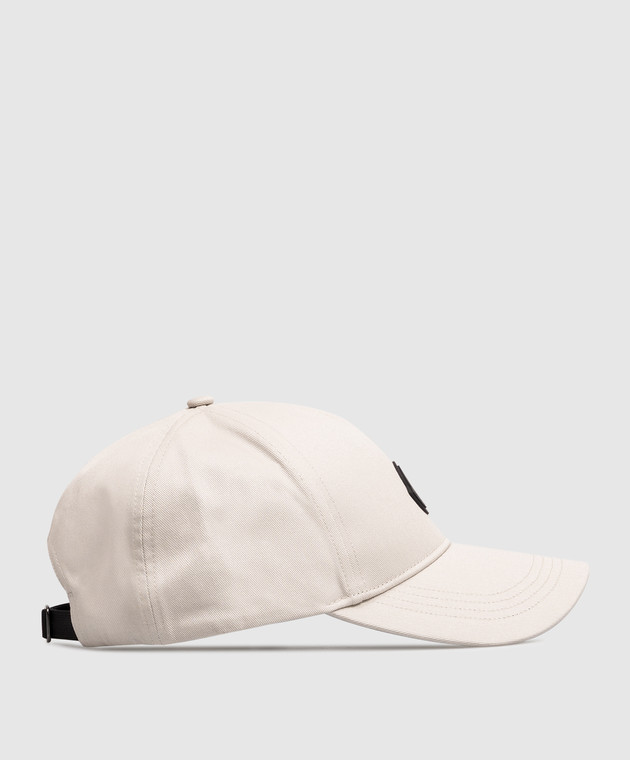 Moncler Серая кепка с нашивкой логотипа L20933B000580U082 изображение 3