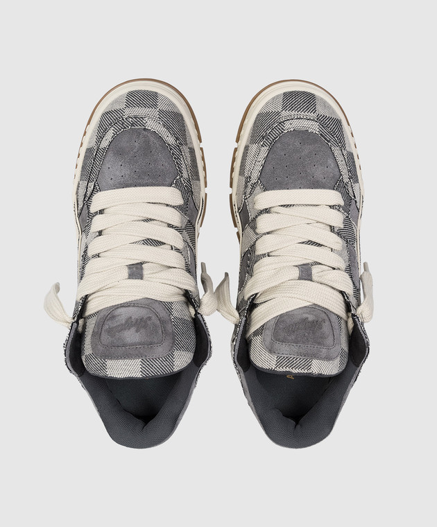 Axel Arigato Сірі комбіновані кросівки Area Lo F3589002 зображення 4