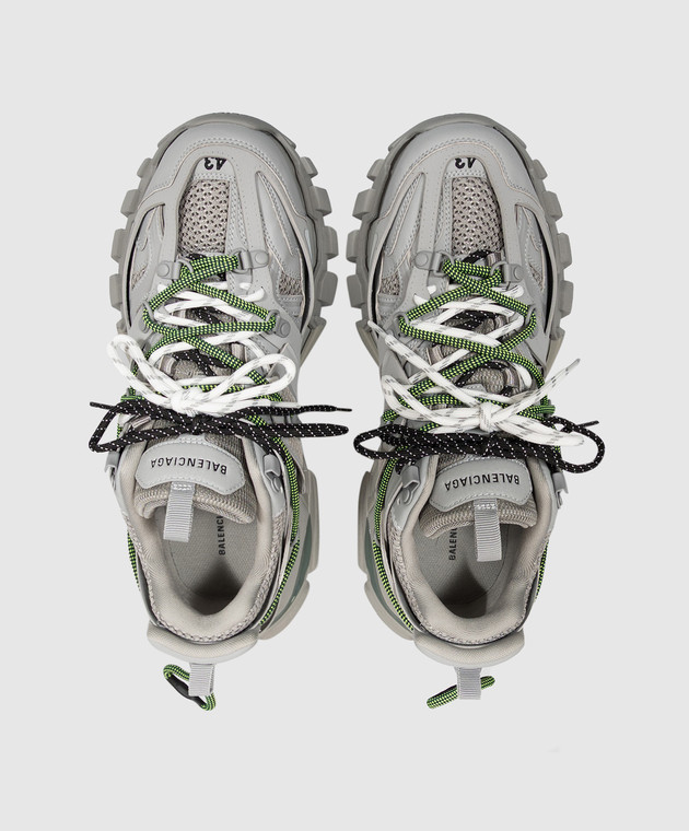 Balenciaga Серые кроссовки Track Trail Laces 800592WTRHK изображение 4